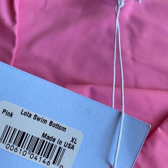 Hill House Pink Lola High Waisted Swim Bikini Bottom XL - Picture 6 of 7